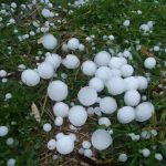 ببینید | بارش تگرگ عجیب و غریب در فراشبند فارس